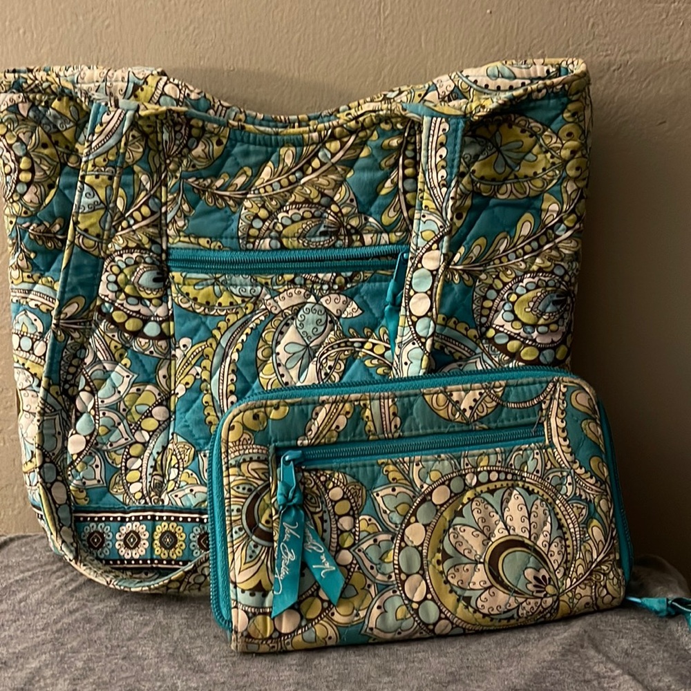 Vera Bradley Tote and Wallet